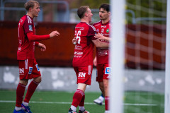 20260513 under fotbollsmatchen i Ettan Södra mellan Utsiktens BK och Skövde AIK den 13 maj 2026 på Valhalla IP i Göteborg. 
Foto: Filip Kauffeldt