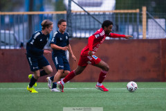 20260513 under fotbollsmatchen i Ettan Södra mellan Utsiktens BK och Skövde AIK den 13 maj 2026 på Valhalla IP i Göteborg. 
Foto: Filip Kauffeldt