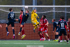 20260513 under fotbollsmatchen i Ettan Södra mellan Utsiktens BK och Skövde AIK den 13 maj 2026 på Valhalla IP i Göteborg. 
Foto: Filip Kauffeldt