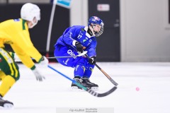 20241228 Villa-Lidköpings Alfons Altersved  under bandymatchen i Elitserien mellan Villa-Lidköping BK och Ljusdals BK den 28 december 2024 i Sparbanken Arena i Lidköping.