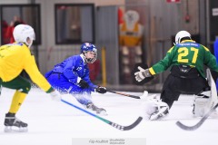 20241228 Villa-Lidköpings Alfons Altersved  under bandymatchen i Elitserien mellan Villa-Lidköping BK och Ljusdals BK den 28 december 2024 i Sparbanken Arena i Lidköping.