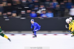 20241228 Villa-Lidköpings William Arvidsson  under bandymatchen i Elitserien mellan Villa-Lidköping BK och Ljusdals BK den 28 december 2024 i Sparbanken Arena i Lidköping.