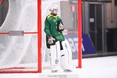 20241228 Ljusdals Axel Nilzon under bandymatchen i Elitserien mellan Villa-Lidköping BK och Ljusdals BK den 28 december 2024 i Sparbanken Arena i Lidköping.